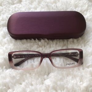 Prada VPR11N ZYV-101 Pink Violet Fade Frames 52mm